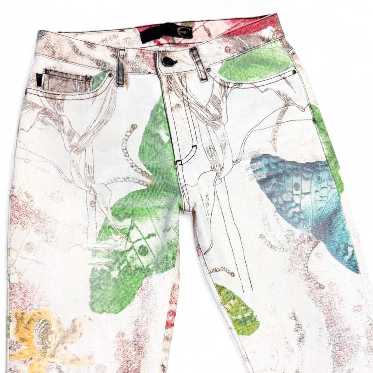 Butterfly print capris