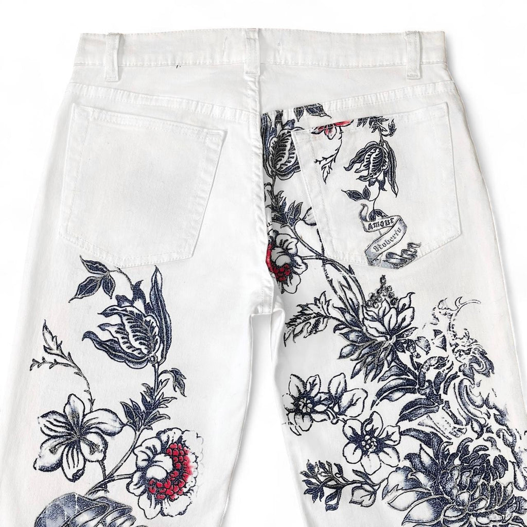 Tattoo print jeans (SS2003 collection)