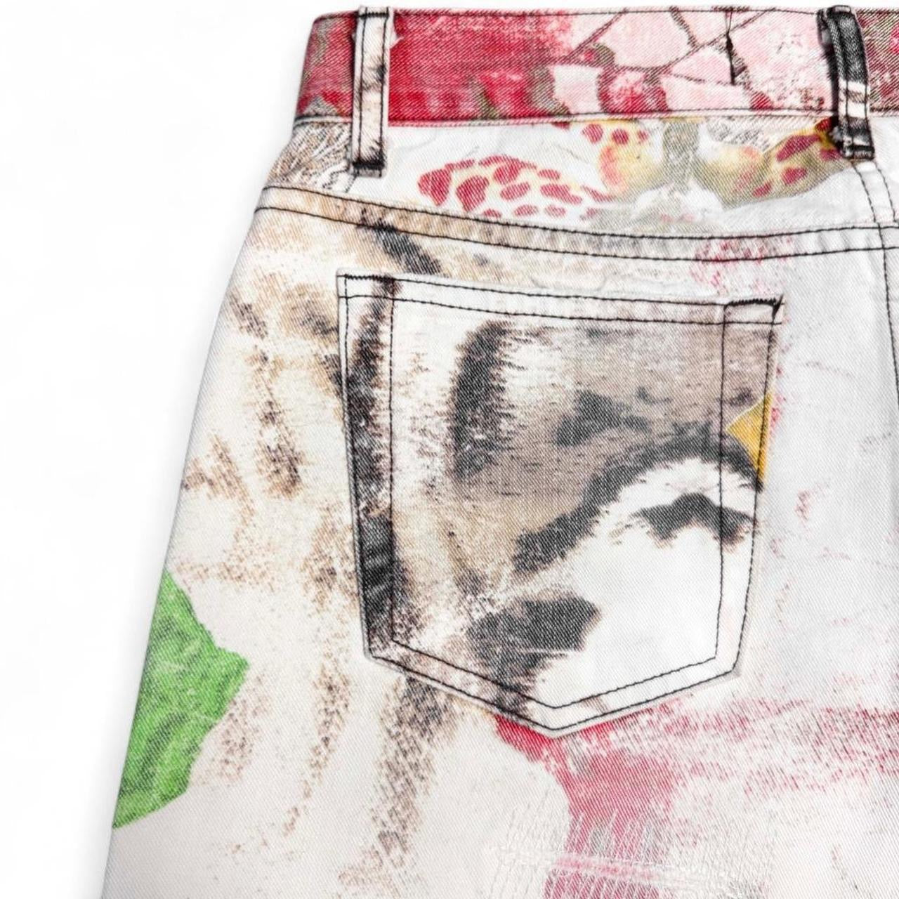 Butterfly print capris