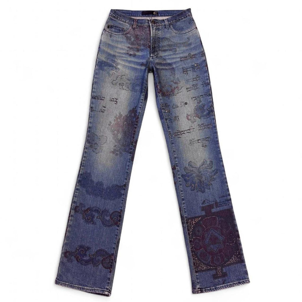 Yantra mandala print jeans (SS2005 collection)