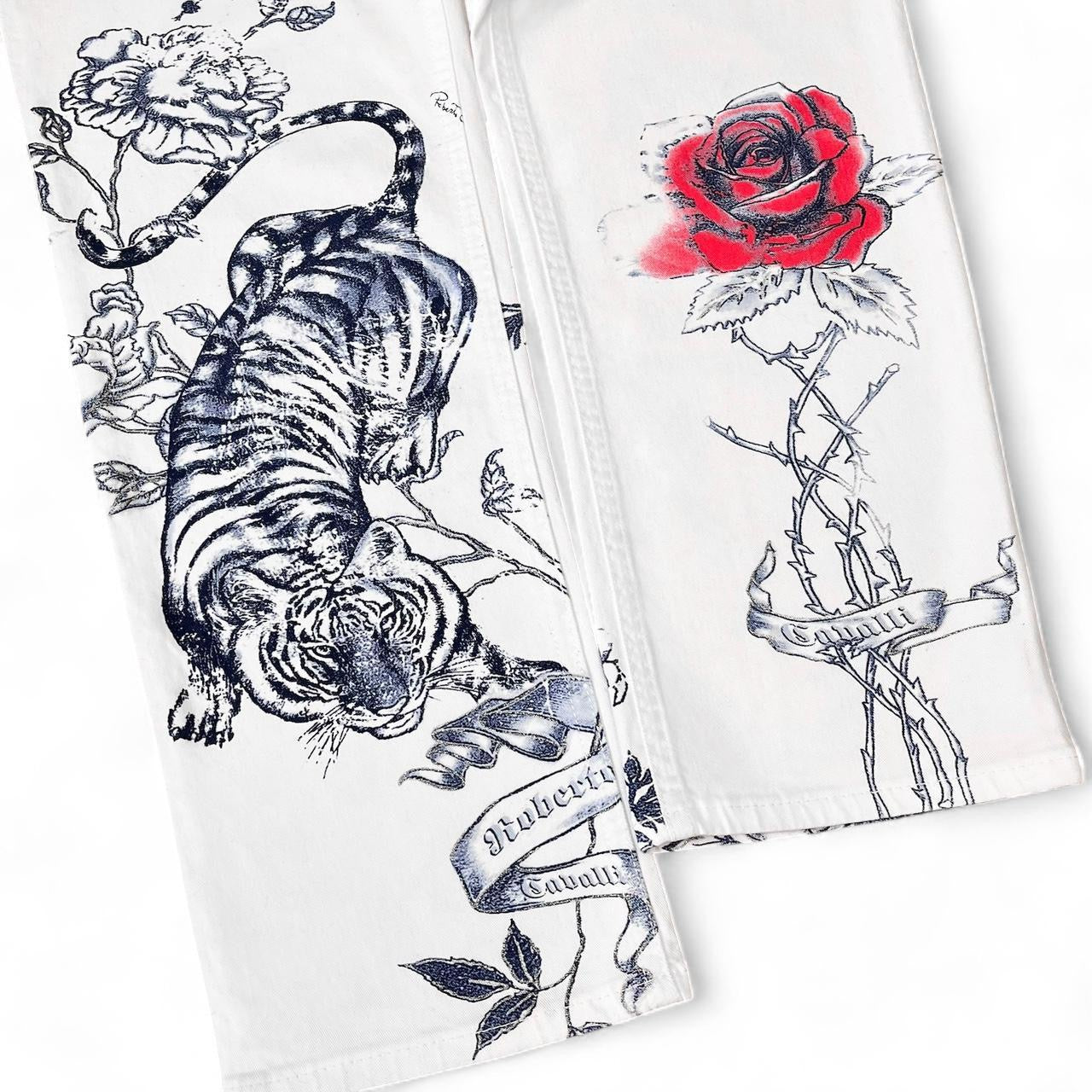 Tattoo print jeans (SS2003 collection)