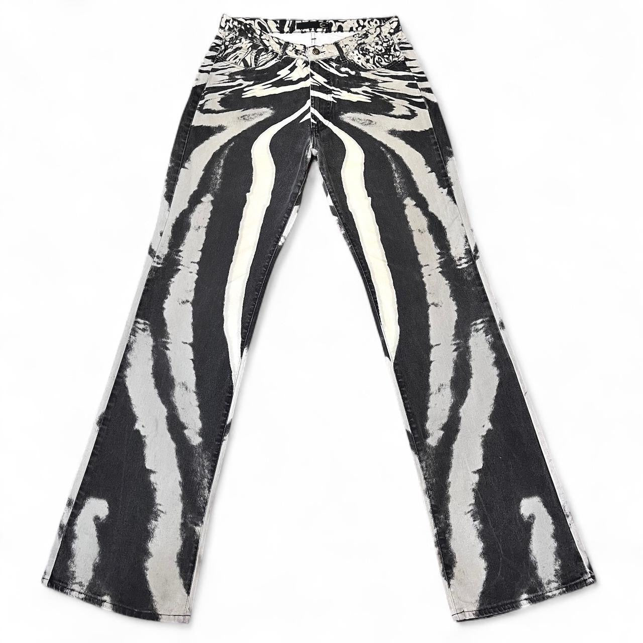 Hallucination ripple print jeans (SS2002 collection)