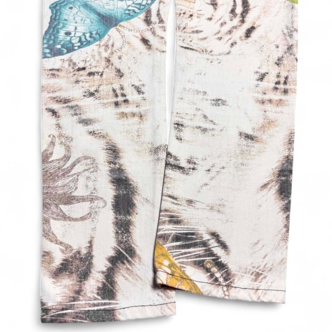 Butterfly print capris