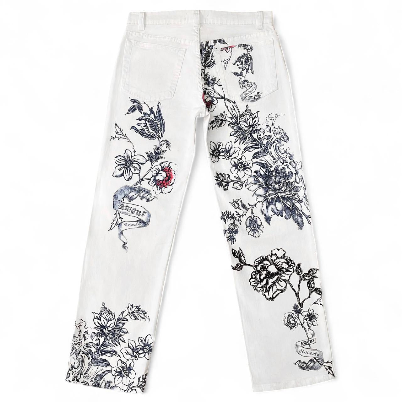 Tattoo print jeans (SS2003 collection)