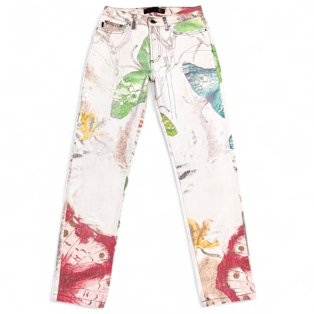 Butterfly print capris