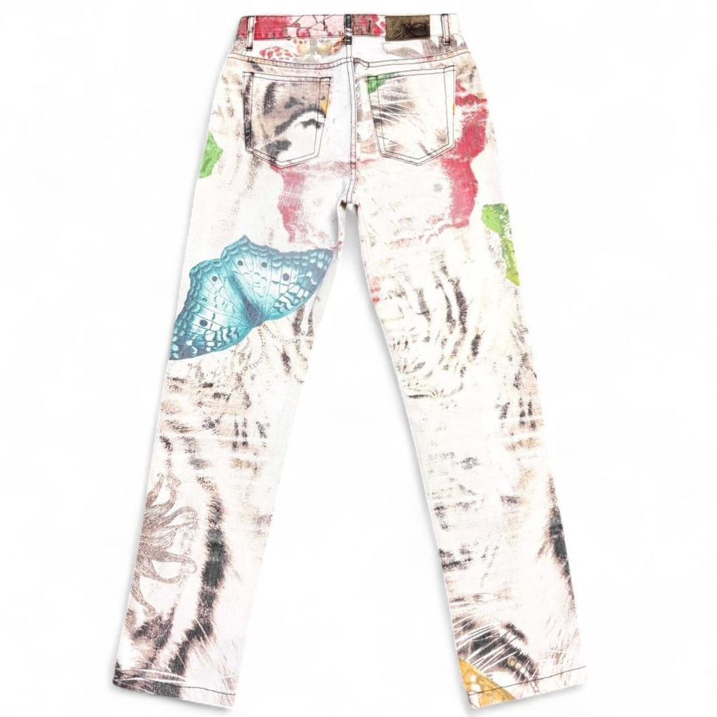 Butterfly print capris
