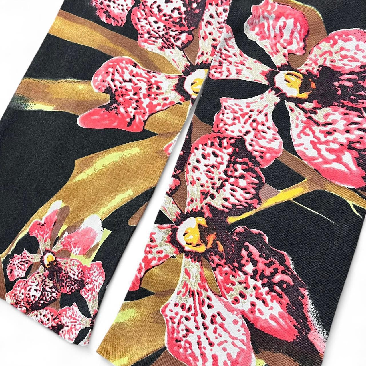 SS2005 Orchid print jeans