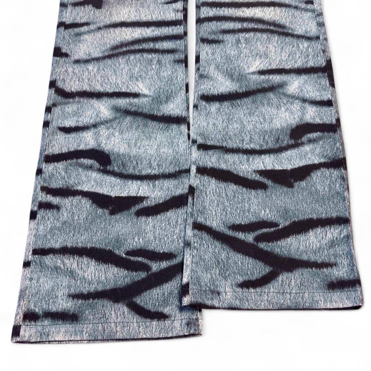 Tiger fur print jeans
