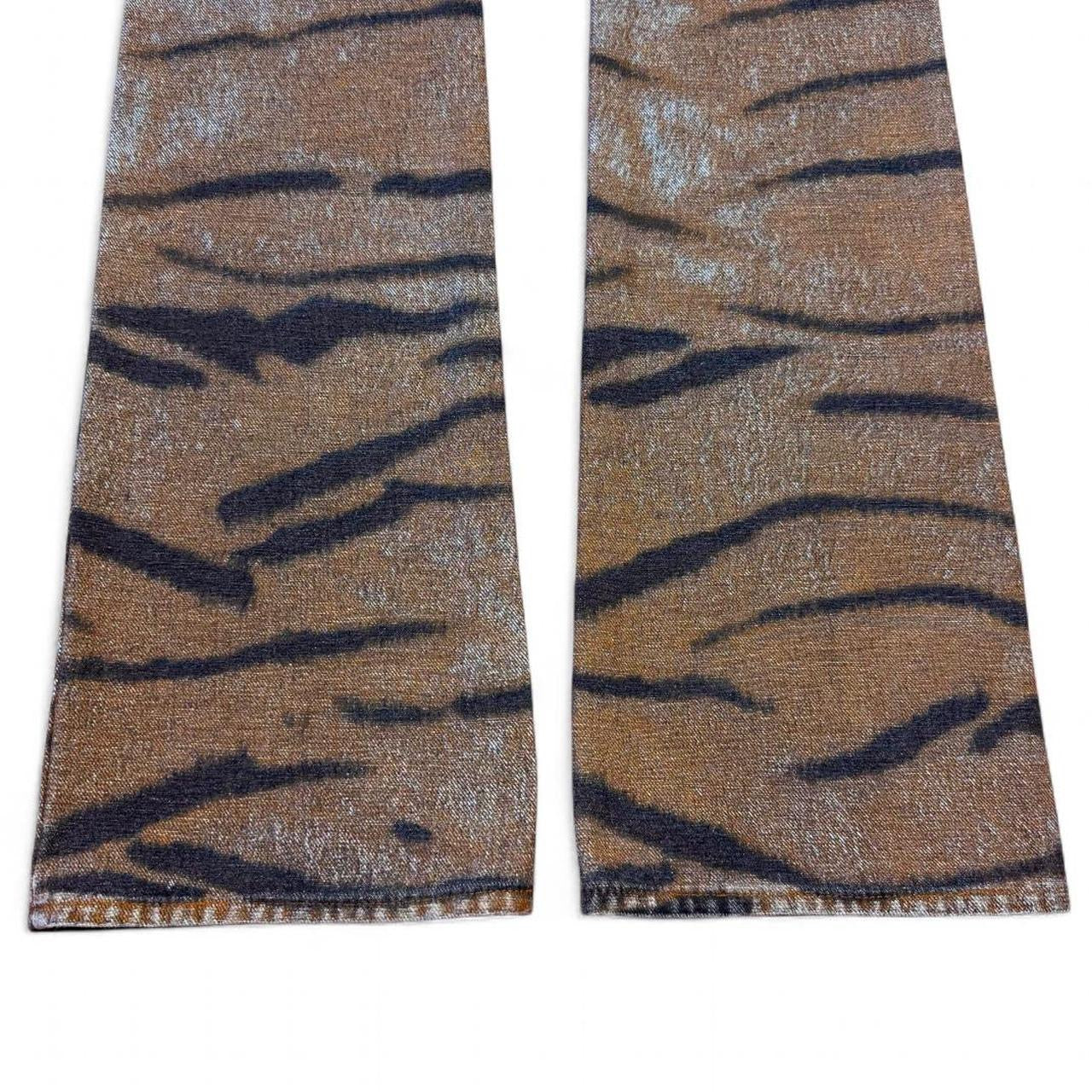 Archival tiger print flares