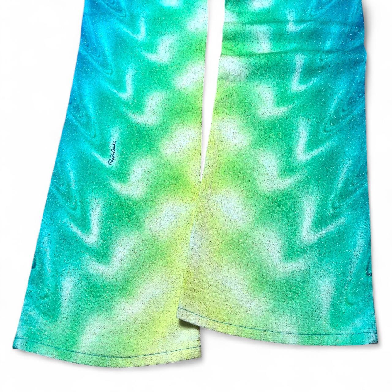 SS2001 Aqua ripple jeans