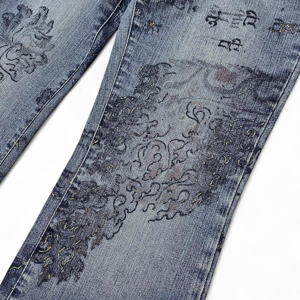 SS2005 Blue denim Sanskrit jeans
