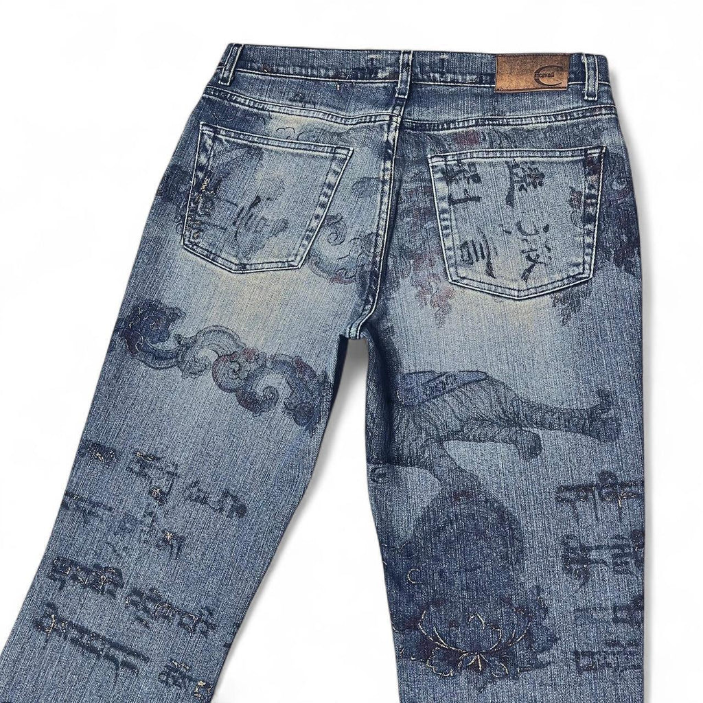 SS2005 Blue denim Sanskrit jeans