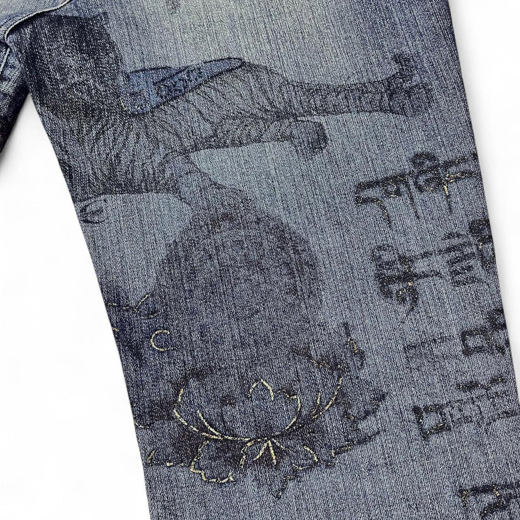 SS2005 Blue denim Sanskrit jeans