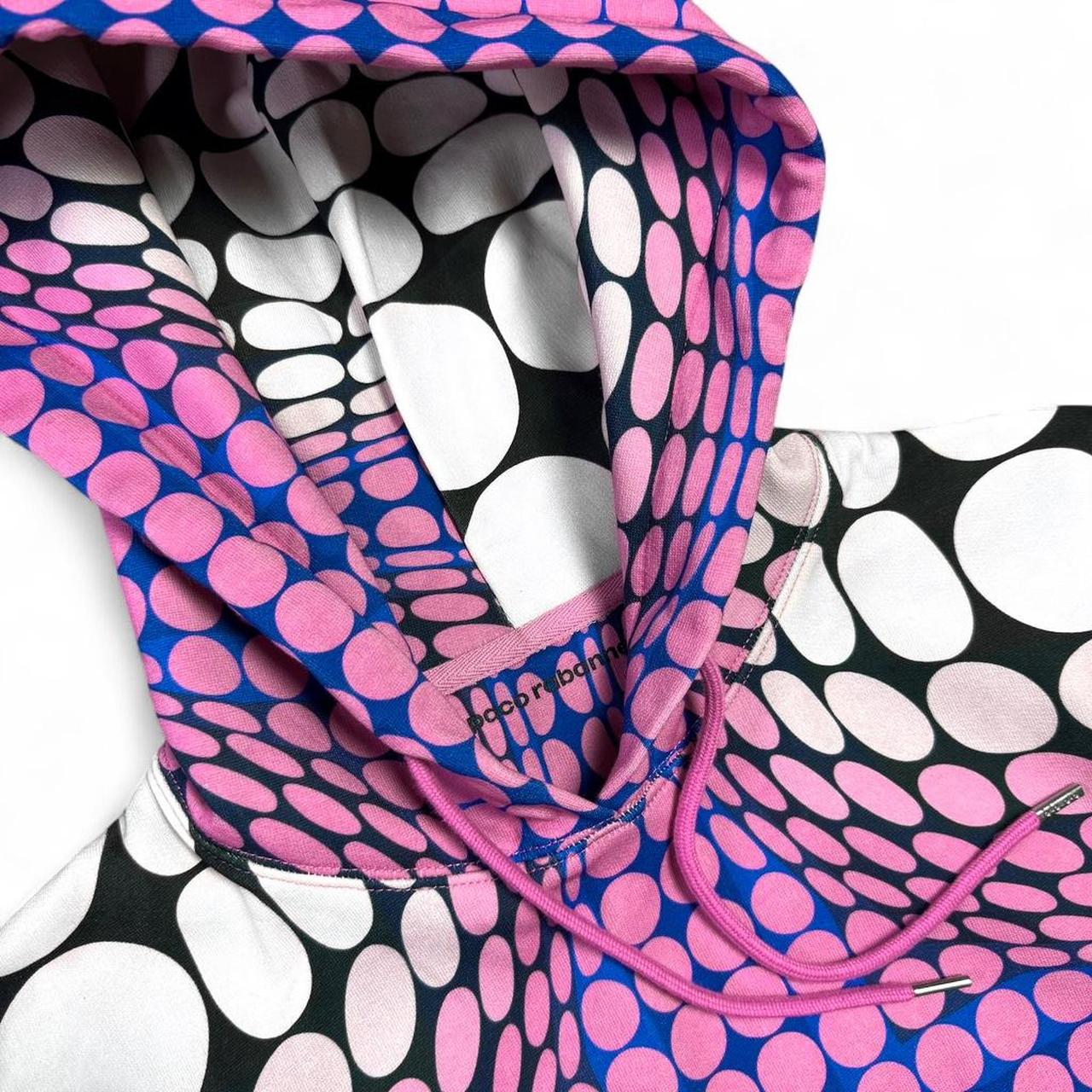 Optical illusion print hoodie